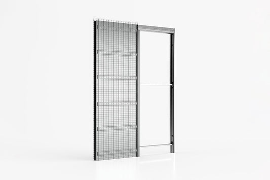 Absolute Evo – Marco para puerta corredera enrasada (sin puerta) para tabique de revoque