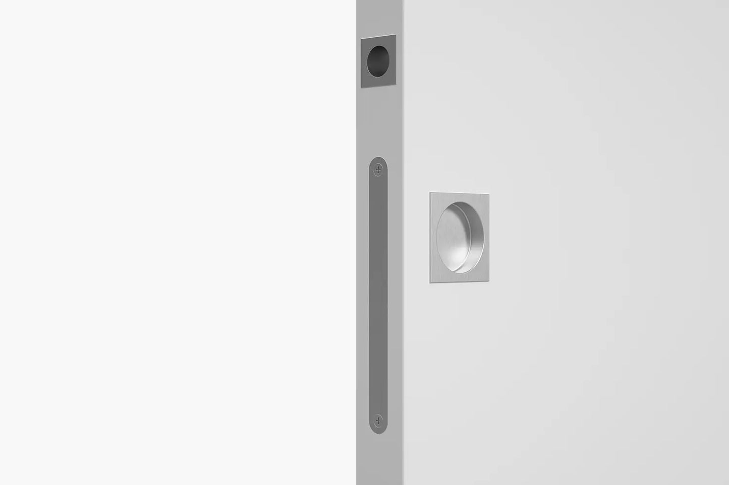 Puerta Velio AB – Puerta corredera enrasada para pintar con núcleo alveolar