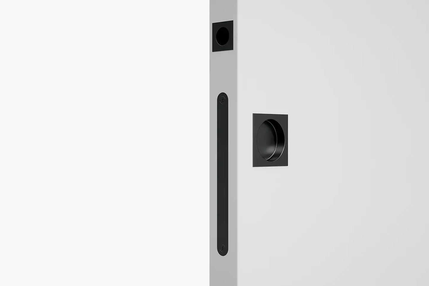Puerta Velio AB – Puerta corredera enrasada para pintar con núcleo alveolar