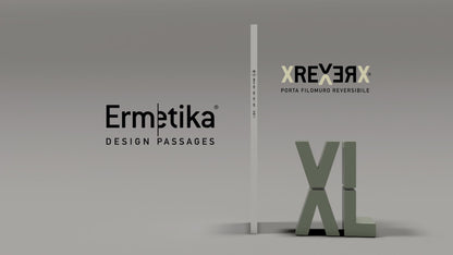 xREVERx XL - Puerta enrasada para pintar con núcleo alveolar, altura 2400 mm