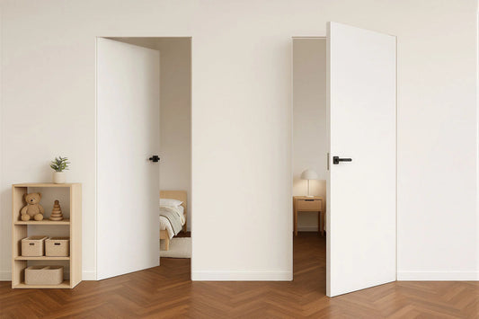 xREVERx Decor B011 - Puerta enrasada en laminado CPL con núcleo alveolar