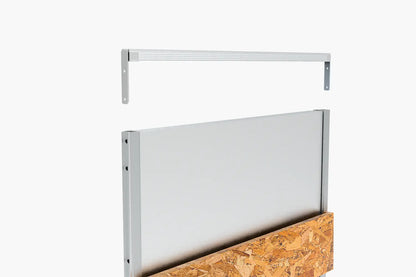 xREVERx XL - Puerta enrasada para pintar con núcleo alveolar, altura 2400 mm